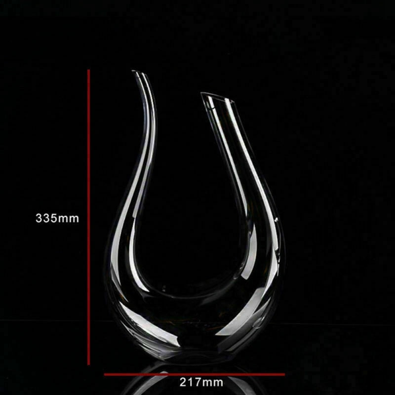 Kristallen U-vormige Wijnkaraf 1500ml