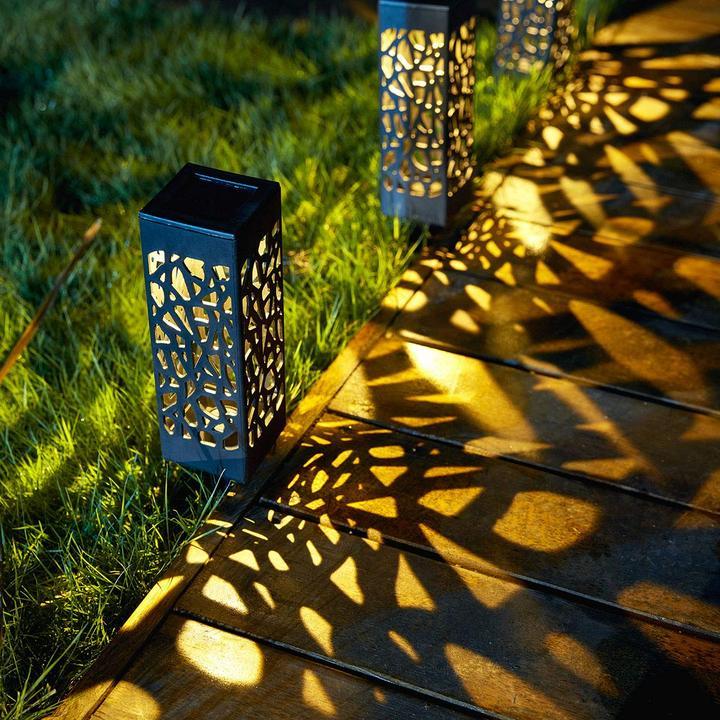 Op Zonne-energie Waterdichte Vintage Tuinlamp