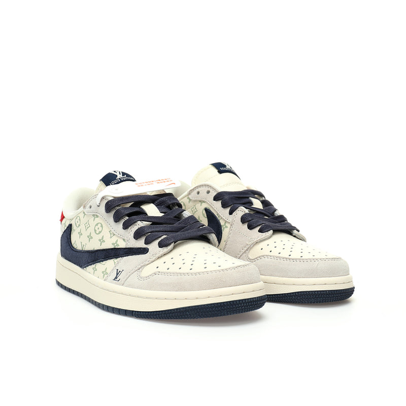 AIR JORDAN 1 LOW OG SP BEIGE/NAVY LV MONOGRAM