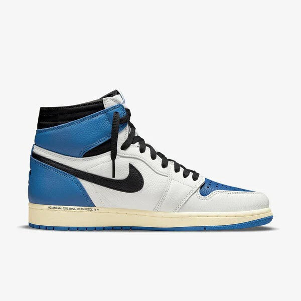 AIR JORDAN 1 TRAVIS BRANCA/AZUL