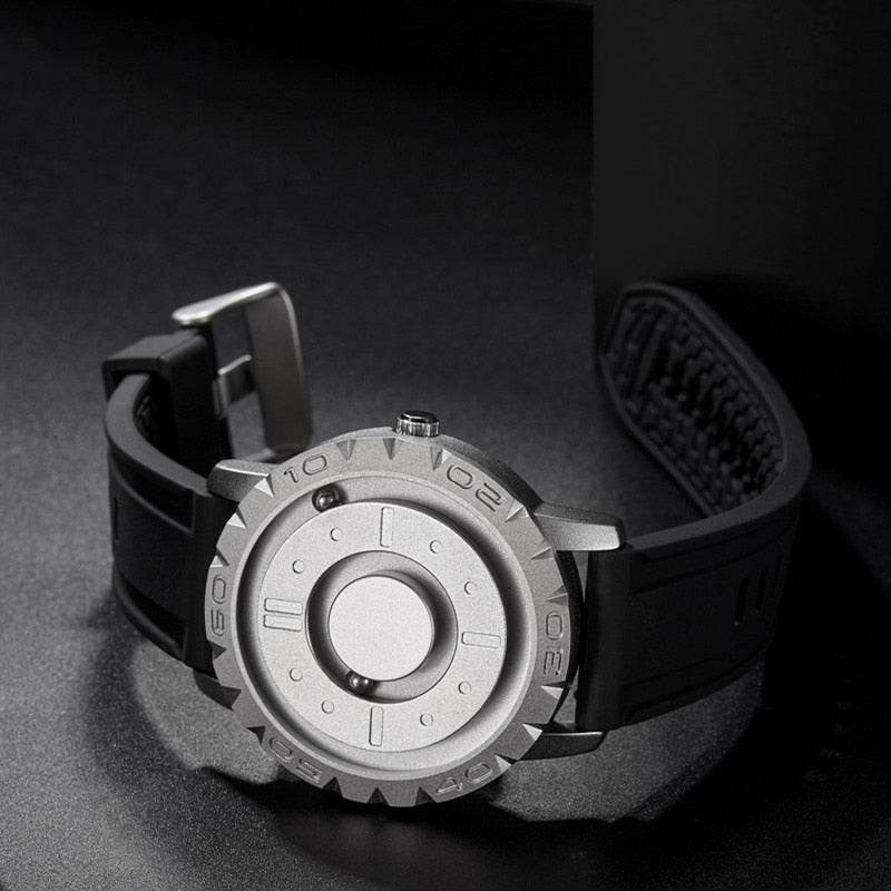 IJzeren Bal Magnetische Wijs Horloge voor Heren