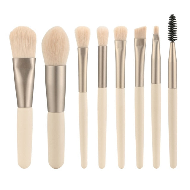 8 Stuks Make-up Kwasten Set