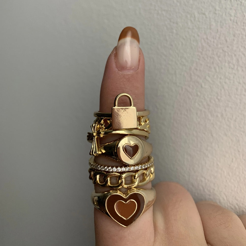 Creatieve Liefdes Hart Ring