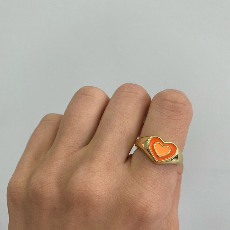 Creatieve Liefdes Hart Ring