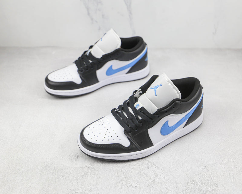 Jordan 1 Low Black University Blue White