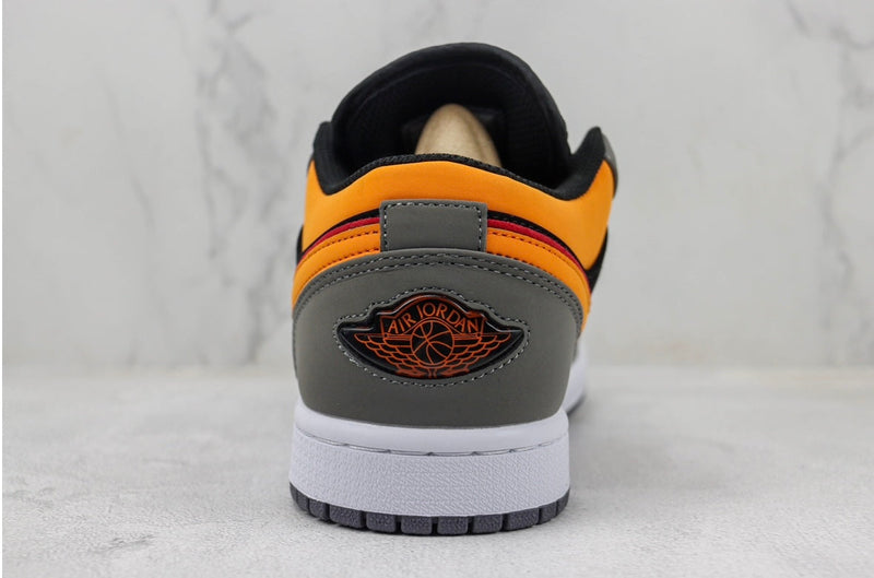 Jordan 1 Low Graphite Vivid Orange