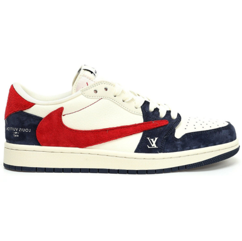 AIR JORDAN 1 LOW OG SP "BEIGE/NAVY/RED LV"