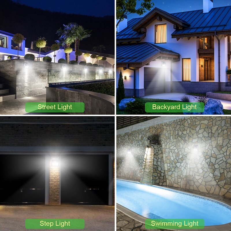 Tuin Solar Lamp PIR Bewegingssensor LED Solar Licht op Zonne-energie Waterdicht voor Outdoor Muur Straat Decoratie
