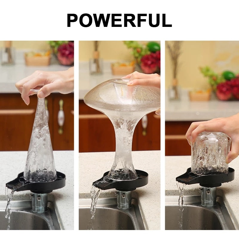 Glazen Spoeler Automatische Kopjeswasser