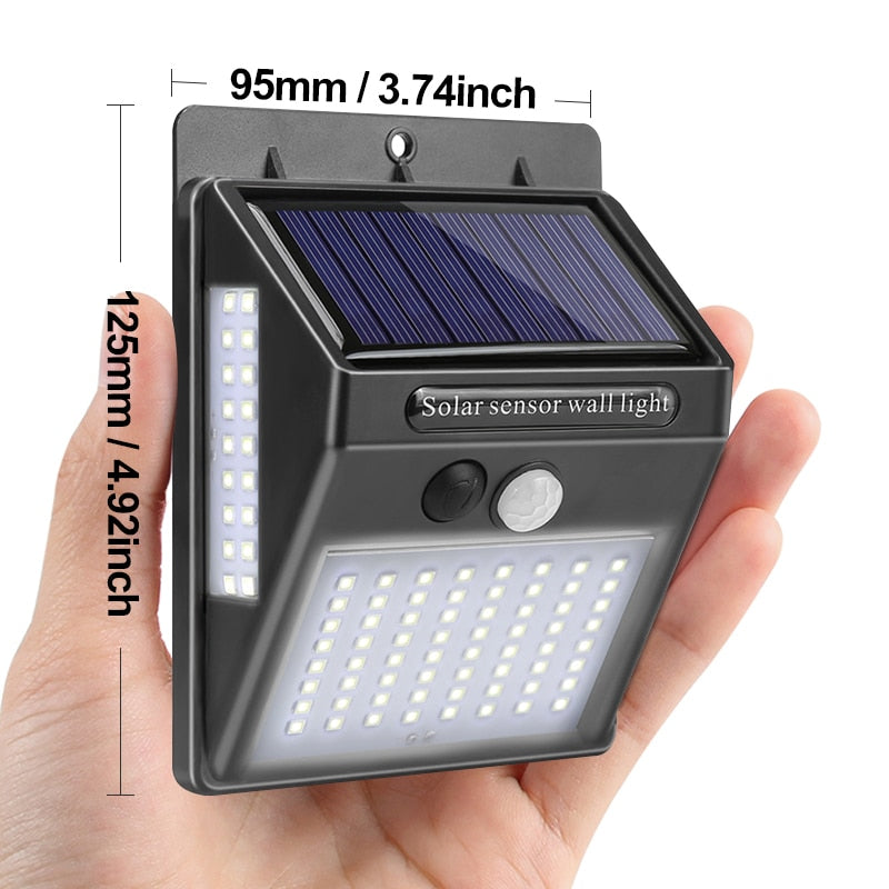 Tuin Solar Lamp PIR Bewegingssensor LED Solar Licht op Zonne-energie Waterdicht voor Outdoor Muur Straat Decoratie