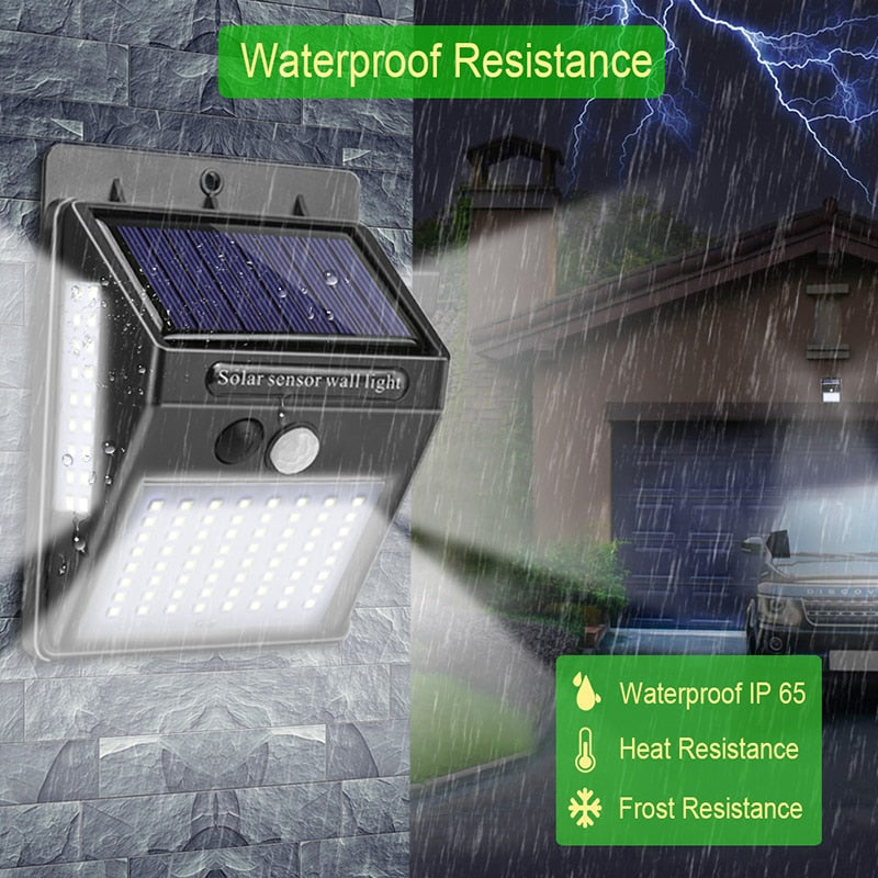 Tuin Solar Lamp PIR Bewegingssensor LED Solar Licht op Zonne-energie Waterdicht voor Outdoor Muur Straat Decoratie