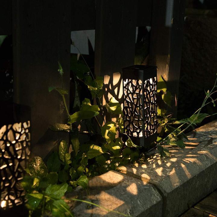 Op Zonne-energie Waterdichte Vintage Tuinlamp