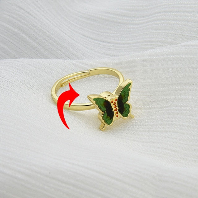 Draaiende Fidget Spinner Ring Voor Dames