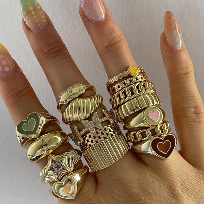 Creatieve Liefdes Hart Ring