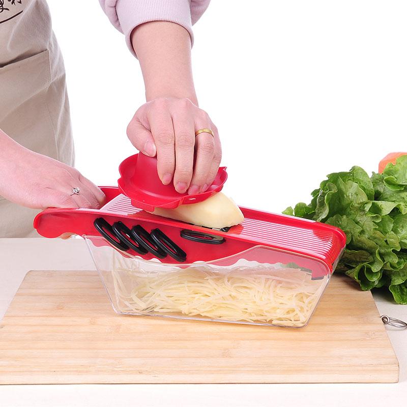 Multifunctionele Keukensnijder met 6 Messen