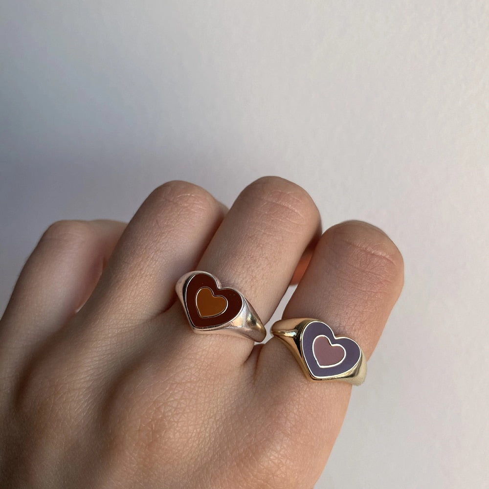 Creatieve Liefdes Hart Ring