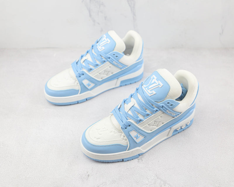 LOUIS VUITTON TRAINER LOW SKY BLUE