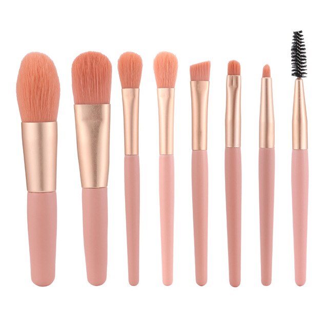 8 Stuks Make-up Kwasten Set