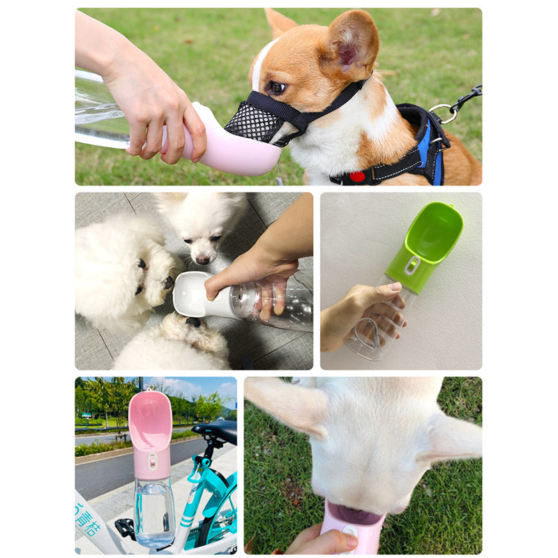 Draagbare honden drinkfles