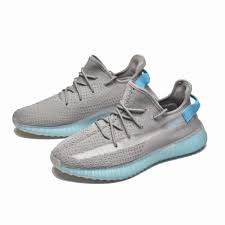 ADIDAS YEEZY BOOST 350 V2 "GRAY WITH LIGHT BLUE