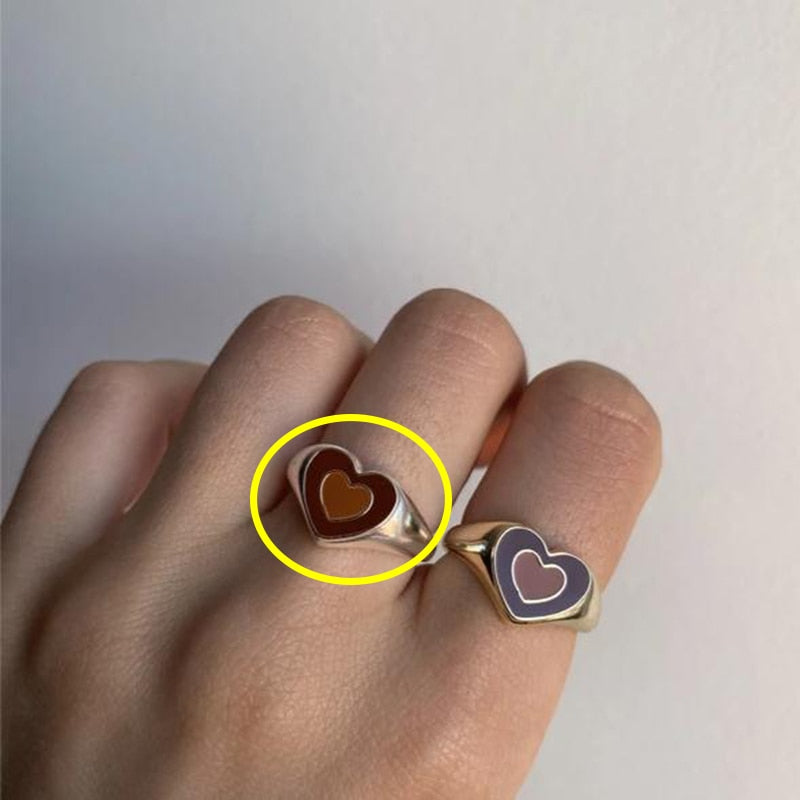 Creatieve Liefdes Hart Ring