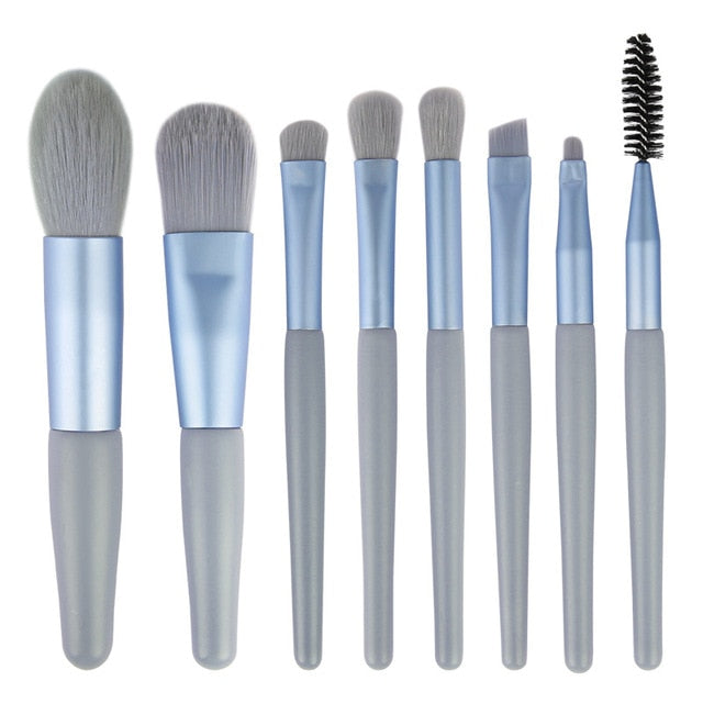 8 Stuks Make-up Kwasten Set