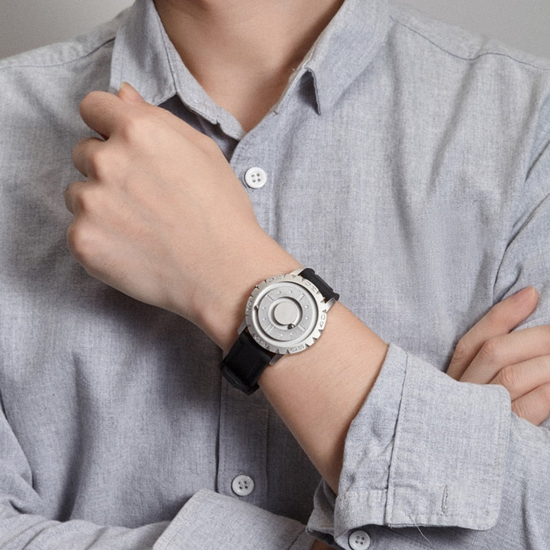 IJzeren Bal Magnetische Wijs Horloge voor Heren