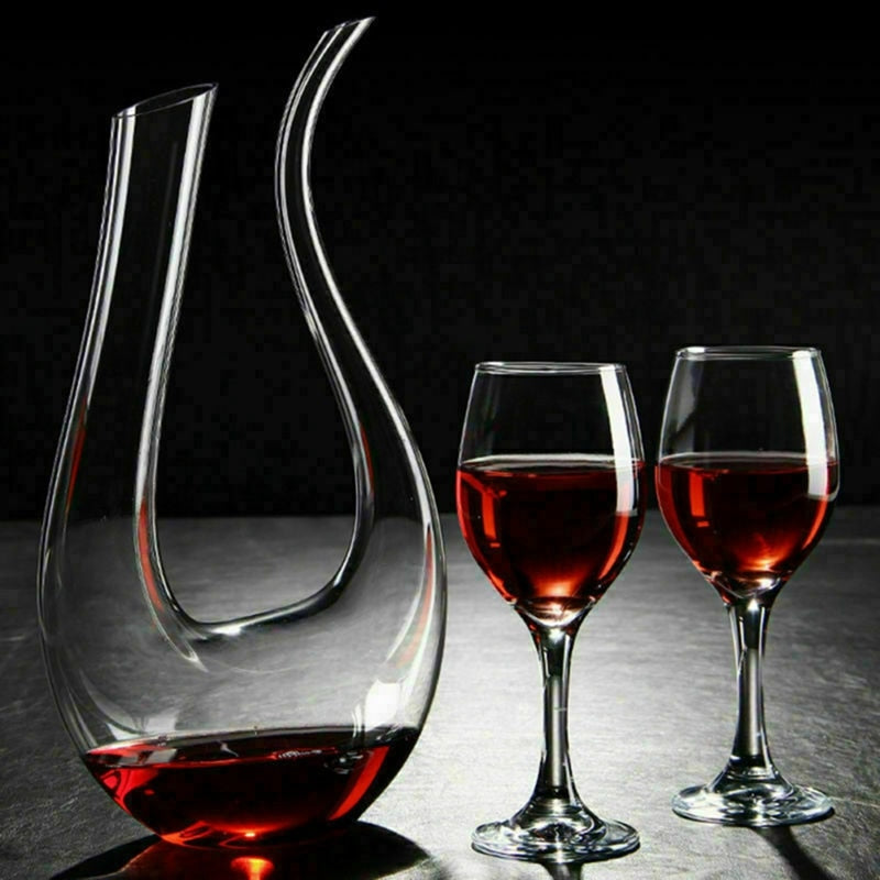 Kristallen U-vormige Wijnkaraf 1500ml