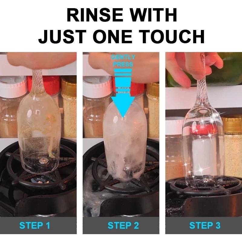 Glazen Spoeler Automatische Kopjeswasser